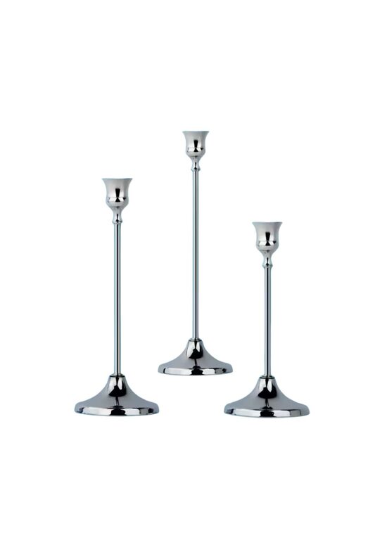 Sudraba svečturu komplekts, 3 gab